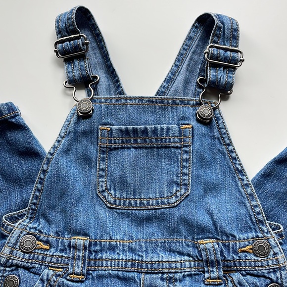 Old Navy Denim Overalls Size 18-24M - Picture 2 of 6